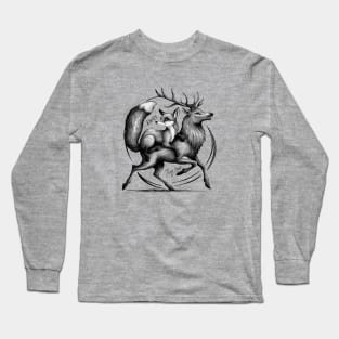 Vixen and Stag Always Journey Together Long Sleeve T-Shirt
